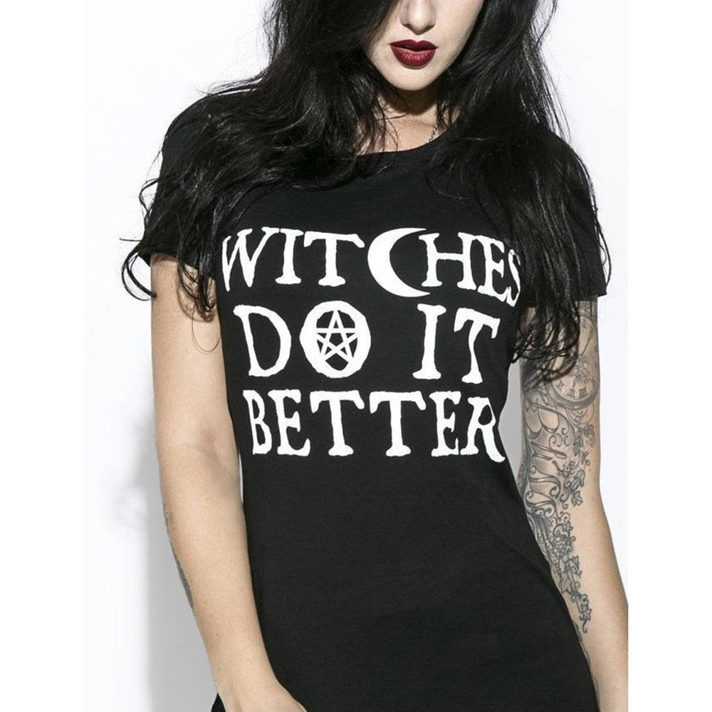 Witches Do It Better T-Shirt Black Gothic