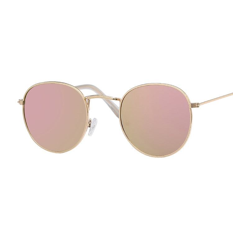 Round & Oval Sunglasses - Pink / One Size