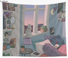 Early Morning Wall Tapestry Cover