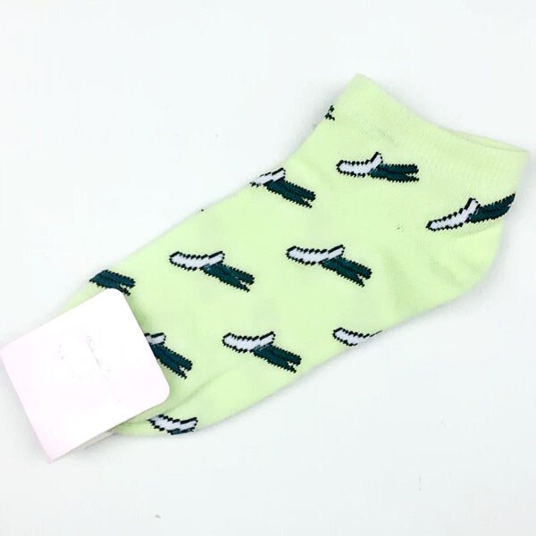 Candy Color Fruits Cotton Sock - Ligth Green / one size -