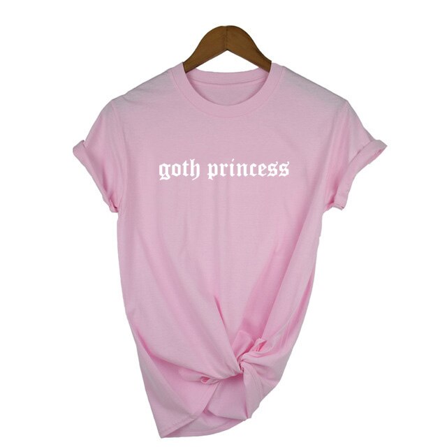 Goth Princess Grunge T-Shirts - Pink / S - T-Shirt