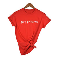 Thumbnail for Goth Princess Grunge T-Shirts - Red / S - T-Shirt