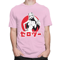 Thumbnail for Anime Attractive Girl T-Shirt - Pink / S
