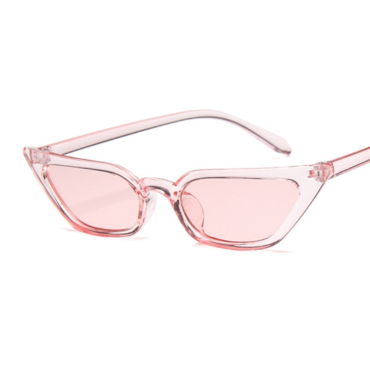 Small Cat Eye Fashion Sunglasses - Ligth Pink / One Size