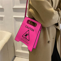 Thumbnail for Fluorescence Color Notice Caution Hand-bag - Handbag