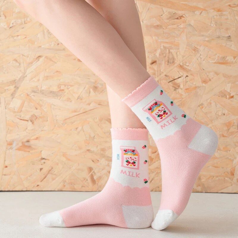 Cute Pastel Cartoon Socks