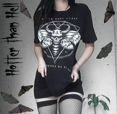 Gothic Punk Loose Shirt - Black / M - T-Shirt
