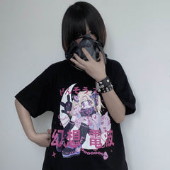 Moon Girl Grunge Gothic T-Shirt - T-shirts