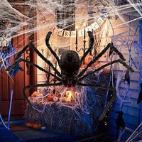 Thumbnail for Black Spider Halloween Decoration Haunted House