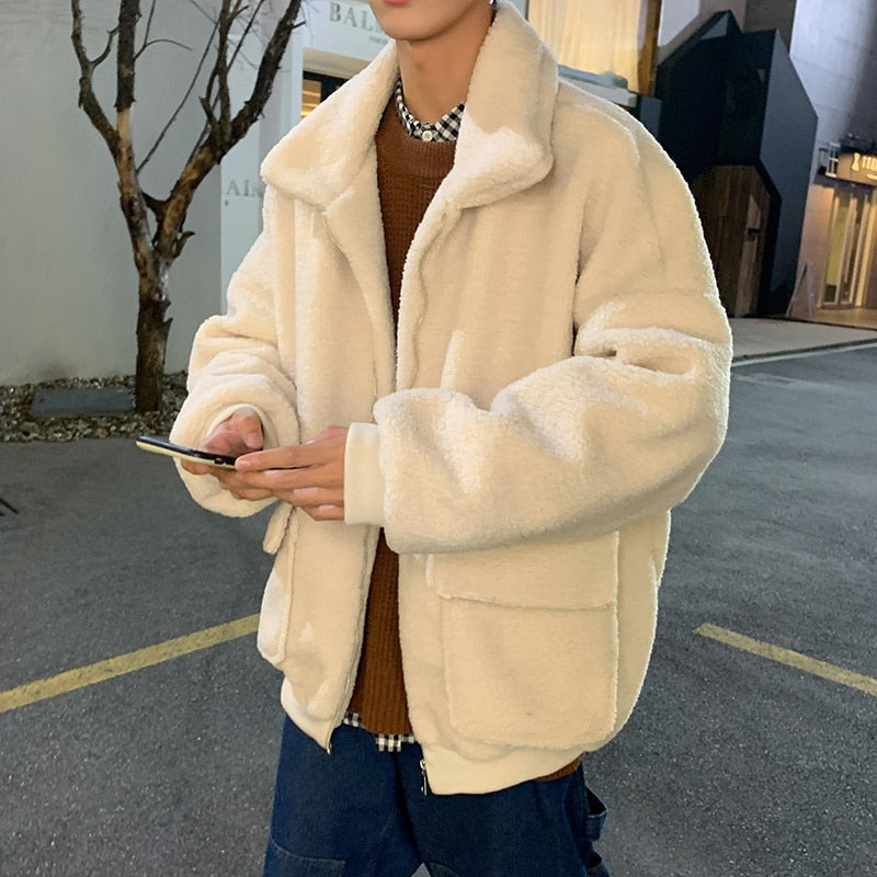 Korean Winter Warm Oversized Men’s Coats - Coat