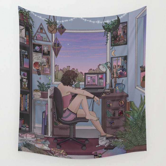 Early Morning Wall Tapestry Cover - 3 / 72X60CM