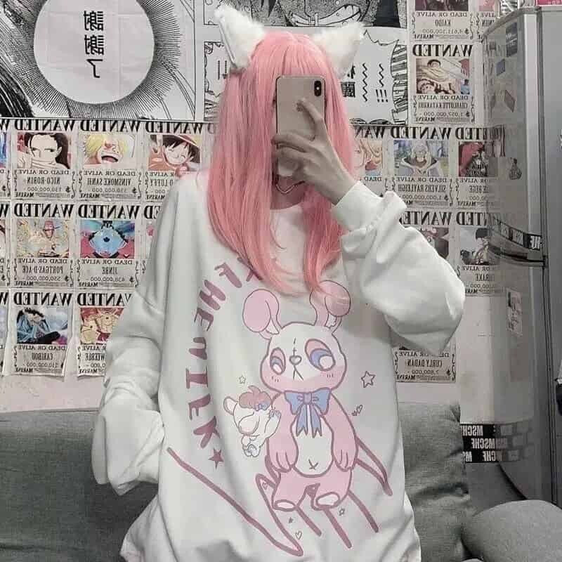Anime Dolls Oversized Sweatshirt - SWEATSHIRT