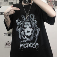 Thumbnail for Solid Color Medusa T-Shirt Short Sleeve - T-shirt