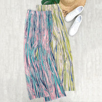 Thumbnail for Bohemian Tie Dye Wide Leg Long Pants