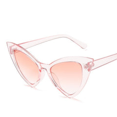 Classic Vintage Cat Eye Sunglasses - Light Pink / One Size
