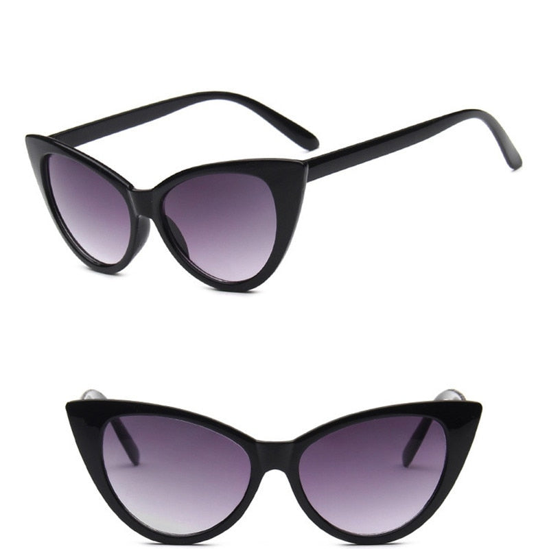 Cat Eye Brand Sunglasses - Double-(XL) / One Size