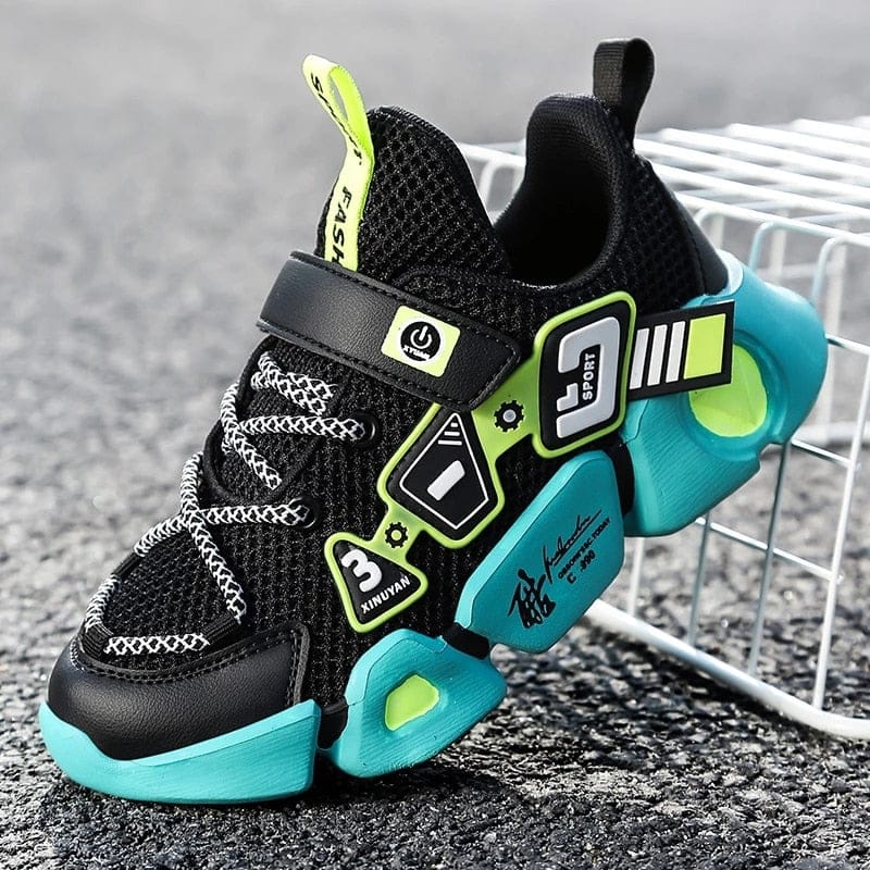 Breathable Fashion PU Leather Sneakers - Shoes