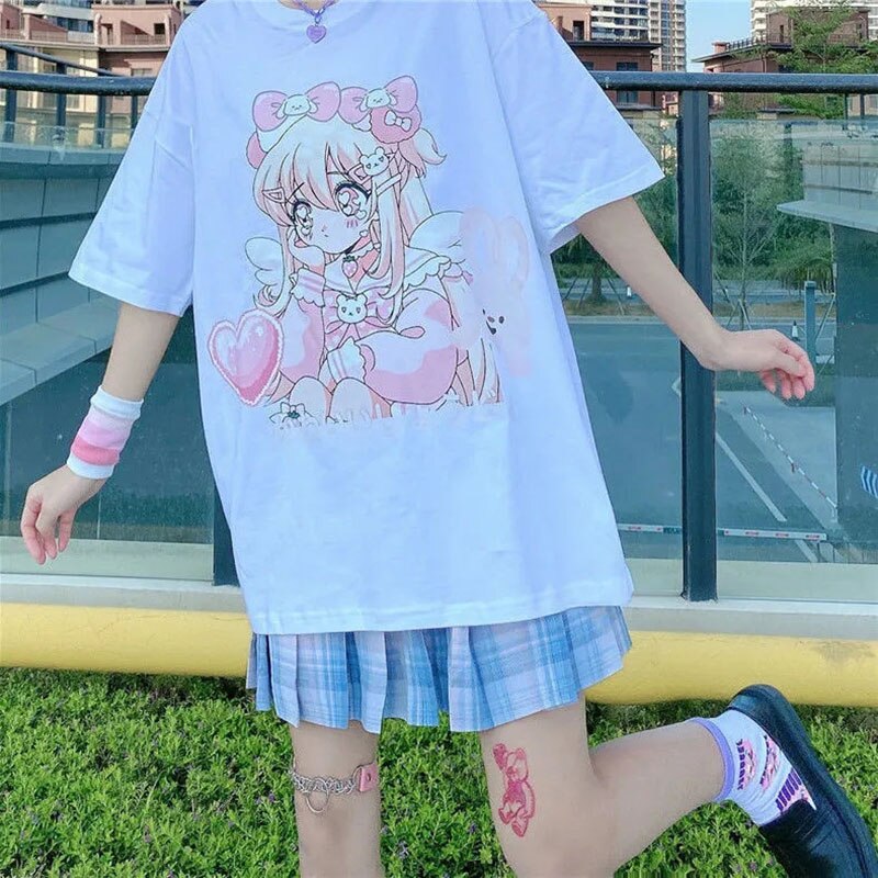 Cute Girl Oversize T-Shirt