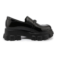 Thumbnail for Chunky platform and buckle Loafers