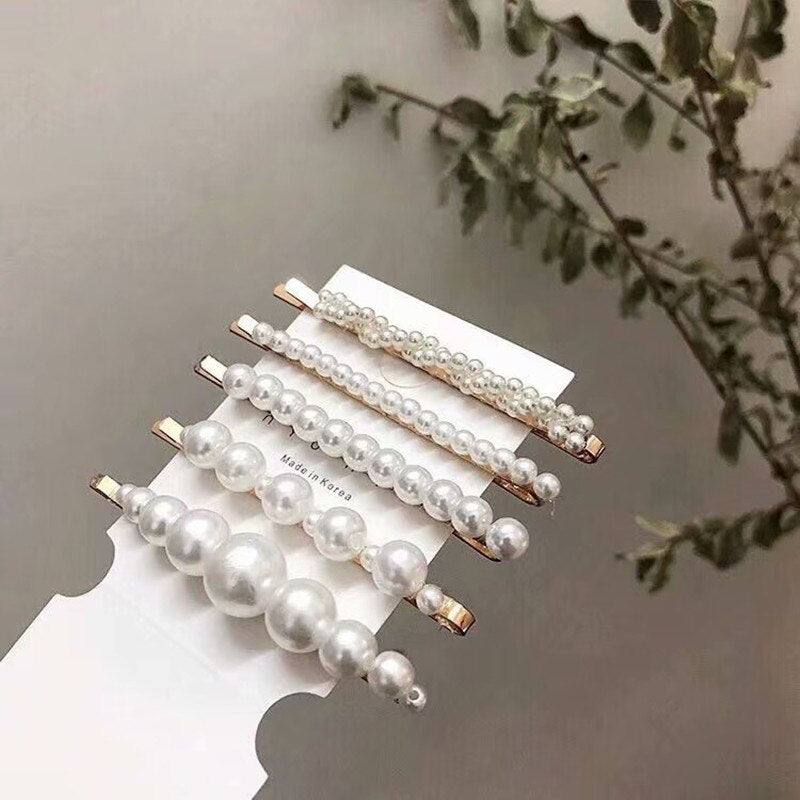 Small Imitation Pearl Hairpins - Accesories