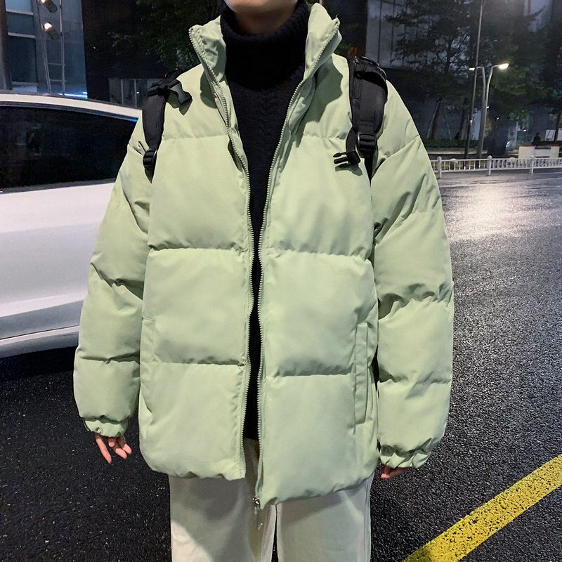 Harajuku Fashion Oversize Winter Coat - green / M - WINTER