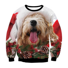 Funny Ugly Xmas Sweatshirt - Brown / S - Sweater