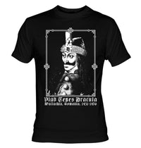 Thumbnail for Dracula Weird Vlad Tepes 1431-1476 Cotton T-Shirt - black /