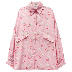 Strawberry Milk Kawaii Korean Style T-Shirt - Blouse