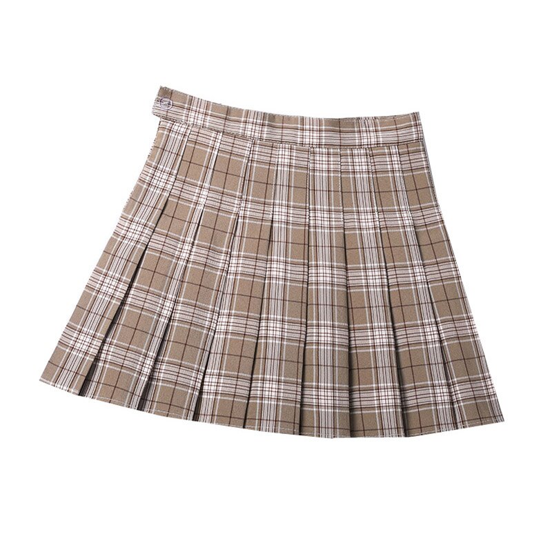 Plaid Pattern Mini Skirt Summer