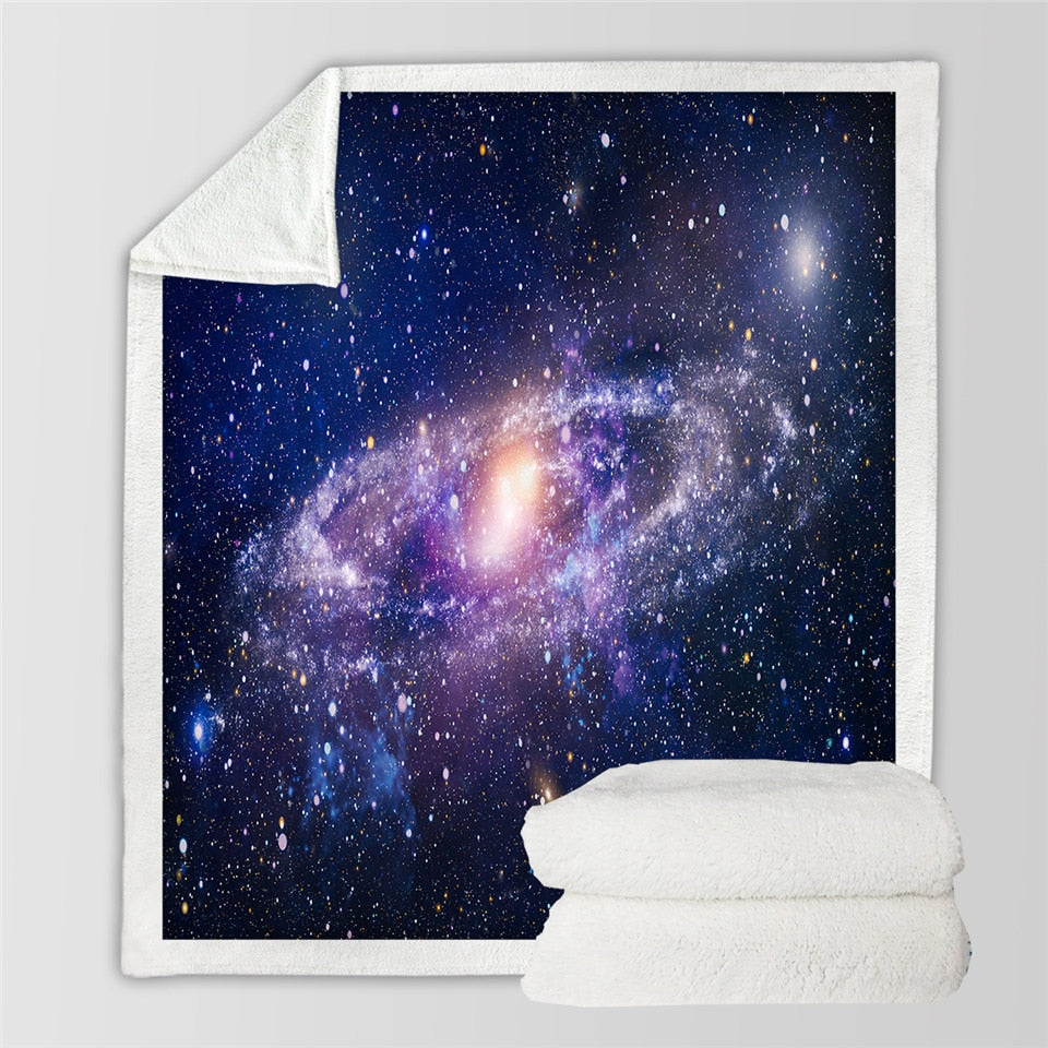 Stars and Milky Way Blanket - Sky / 75cmx100cm
