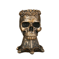 Thumbnail for 3D Knight Warrior Skull Mug Cup - Bronze color - Decoration