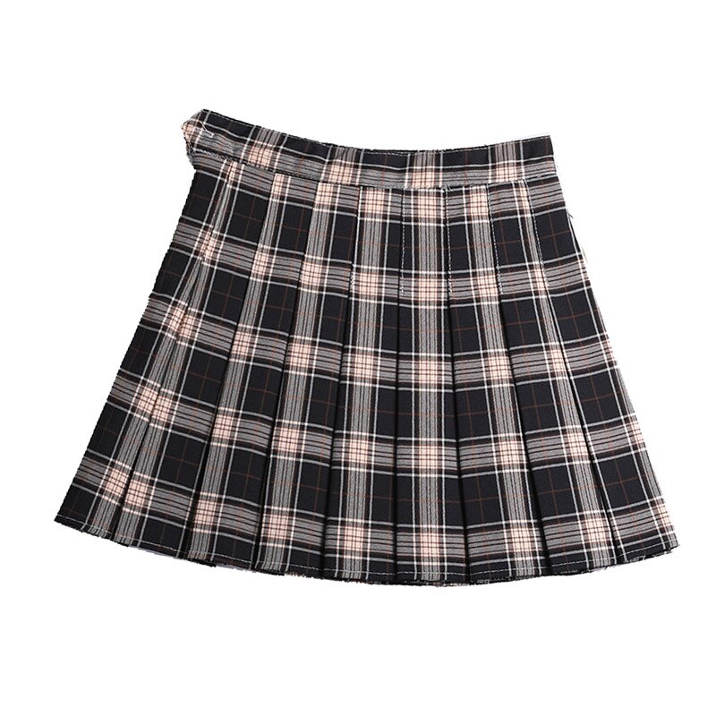 Plaid Pattern Mini Skirt Summer
