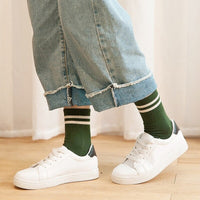 Thumbnail for Colorful Stripes Cotton Socks