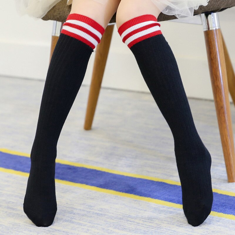 Stripe Up Knee High Socks