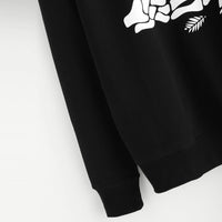 Thumbnail for Skeleton Hand and Rose Dark Sweatshirt - SWEATSHIRT