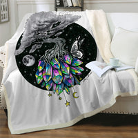 Thumbnail for Wind Chimes Crystal Tree Prism Blanket