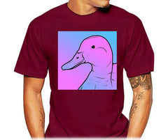 The Duck Aesthetic Men T-Shirt - Purple / S