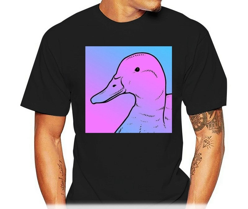 The Duck Aesthetic Men T-Shirt - Black / S
