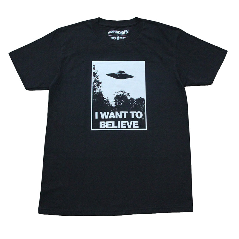 I Want to Believe Round Neck T-Shirt