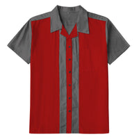 Thumbnail for Double Color Short Sleeve Shirt - Shirts