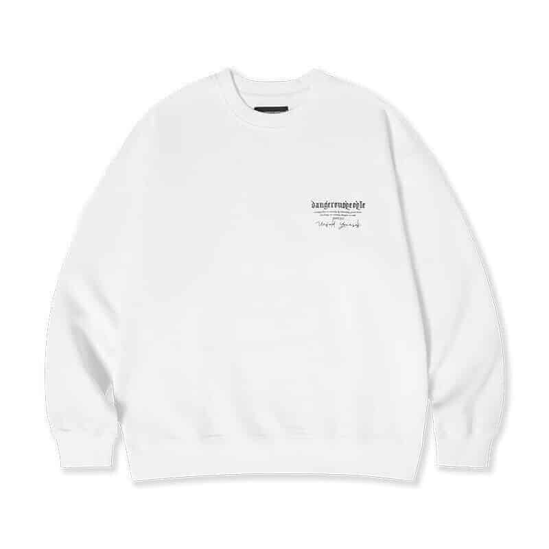 Pullover Crew Neck Sweatshirt - Sweatshirts
