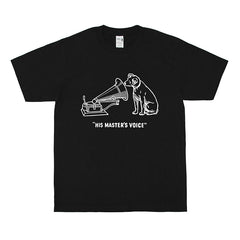 His Master’s Voice Round Neck T-shirt - Black / XL - T-Shirt