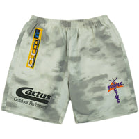 Thumbnail for Camouflage Beach Shorts - Grey / White / L - shorts