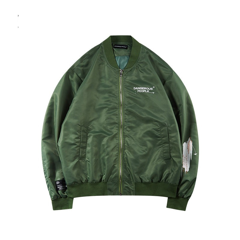 Dangerous People Loose Jacket - Green / S