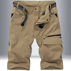 Quick Dry Sports Shorts - khaki / M