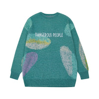 Thumbnail for Dangerous People knitted Sweater - Green / L