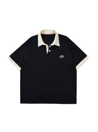 Thumbnail for Oversize Short-Sleeved Polo Shirt