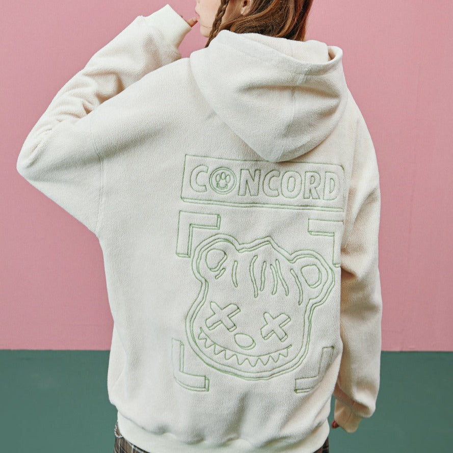 Embroidered Concord Bear Hoodie