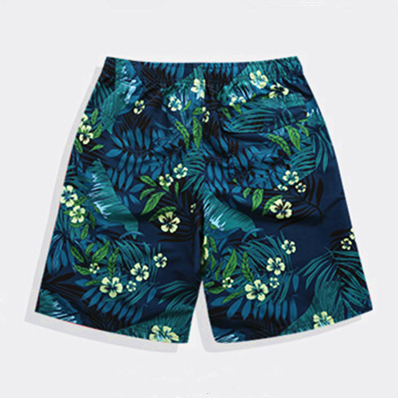 Jungle Flower Waterproof Beach Shorts - Short Pants