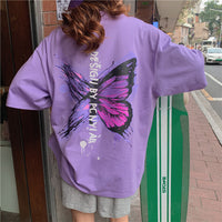 Thumbnail for Butterfly Loose Oversize T-Shirt